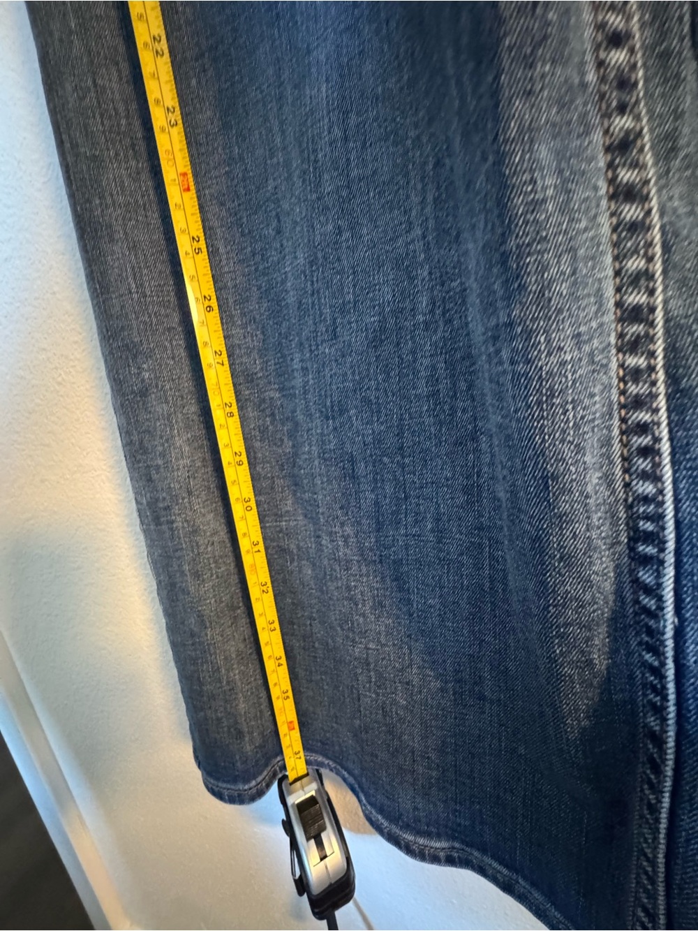Rag & Bone Serena High-Rise Full Length Wide Leg Jeans in Bogart, Size 27 - Picture 5 of 5